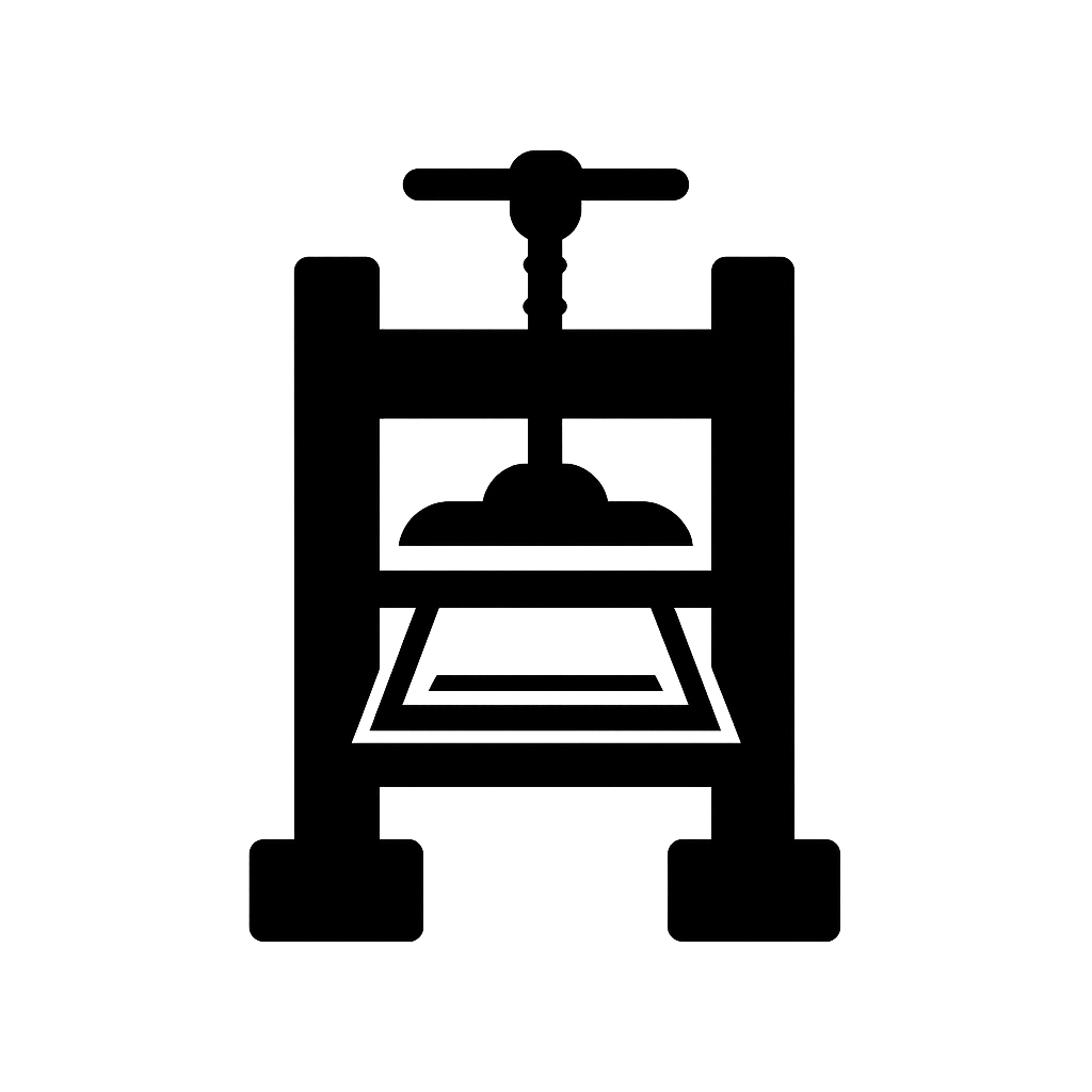 Waldon Printworks printing press logo